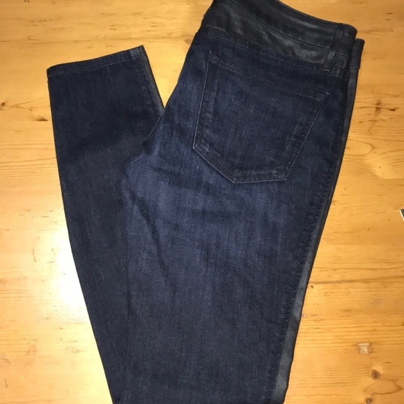 RICH & SKINNY Black & Blue Skinny Jeans 28 (31”) - Picture 3 of 8